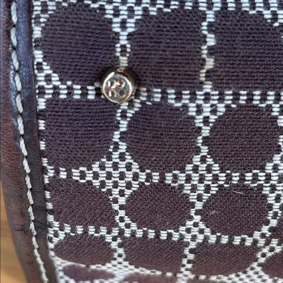 Kate Spade Brown and Orange Patterned Tote - Picture 8 of 14